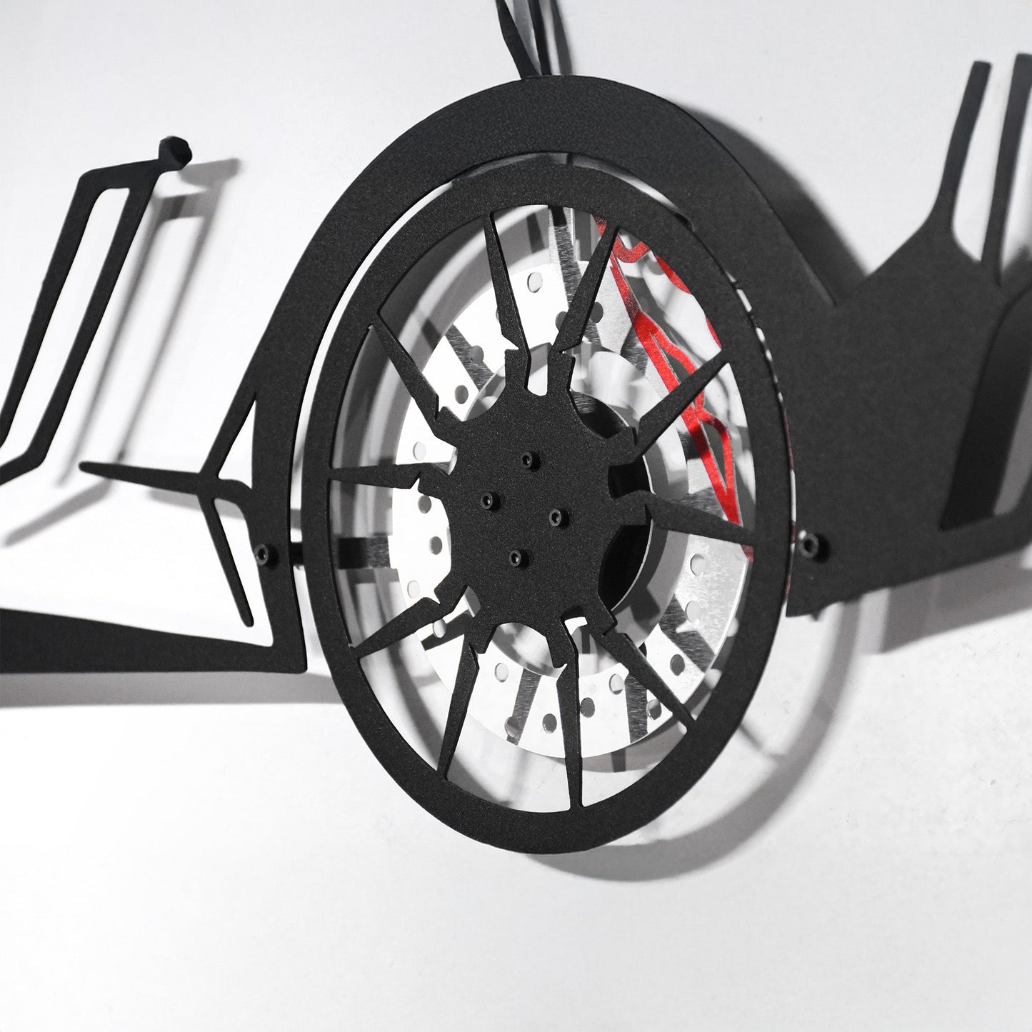 Lamborghini Wall Art – Exotic Supercar Steel Silhouette with Spinning Wheels-KAFMEKA030