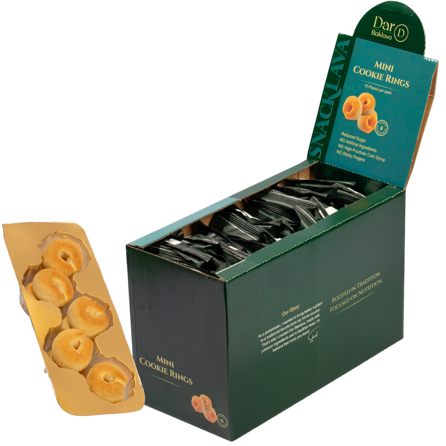 Mini Cookie Rings - Snacklava® | 20 Packs