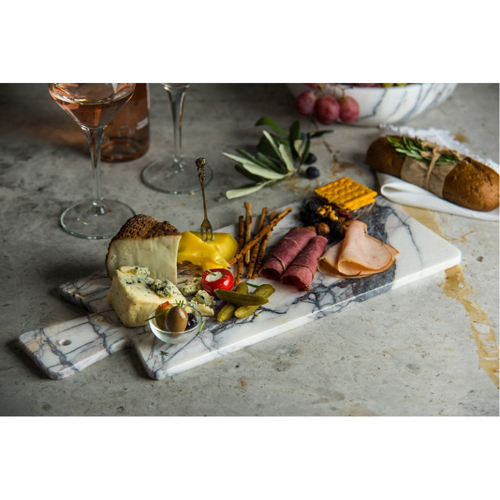Marble Charcuterie Serving Board/Platter Semi-Polished 8"x14"