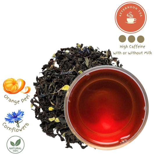 Orangé Noire - Organic Pekoe Black Loose Leaf Tea
