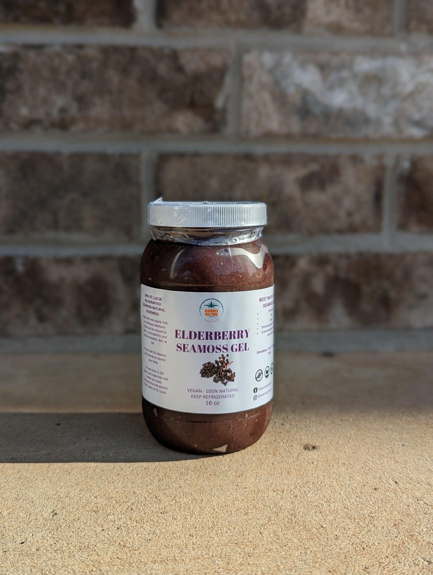 Premium Elderberry Sea Moss Gel