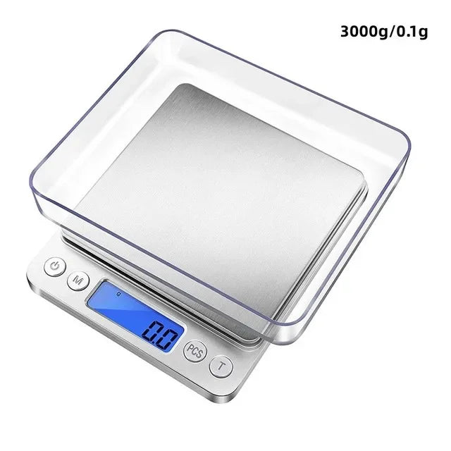 Digital Kitchen Scale Mini Pocket Stainless Steel Precision