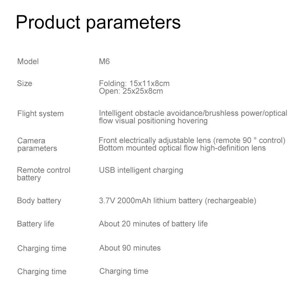 For Xiaomi M6 Drone Professional 8K Camera Drone