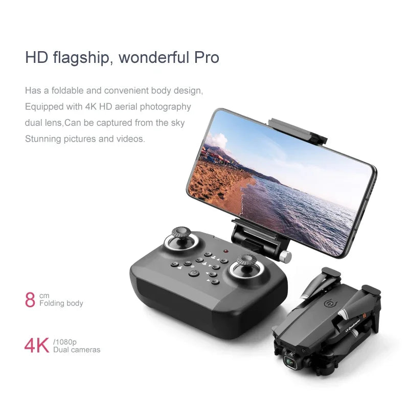 New XT6 Mini Drone 4K 1080P HD Camera WiFi