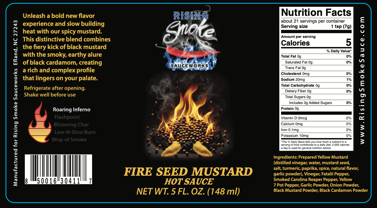 Fire Seed Mustard (5oz)