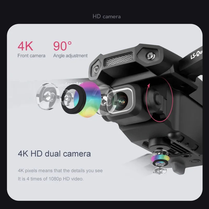 New XT6 Mini Drone 4K 1080P HD Camera WiFi