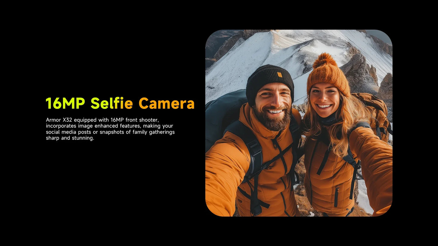 Ulefone Armor X32 4G Rugged Phone Android 14 Waterproof Smartphone 12GB RAM, 128GB ROM NFC Night Mobile Phone Global Version