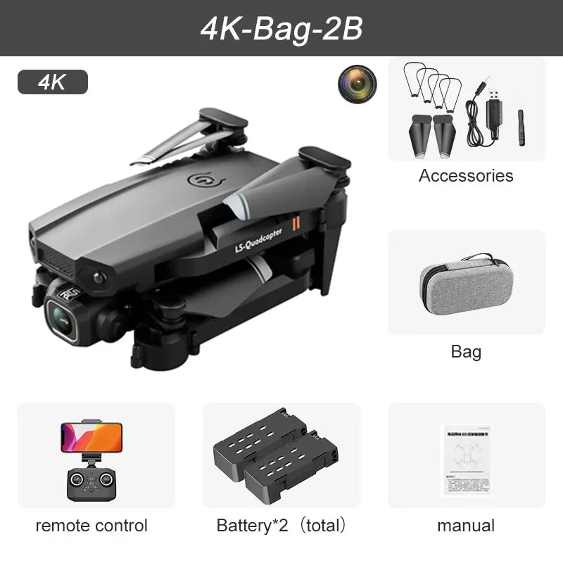 New XT6 Mini Drone 4K 1080P HD Camera WiFi