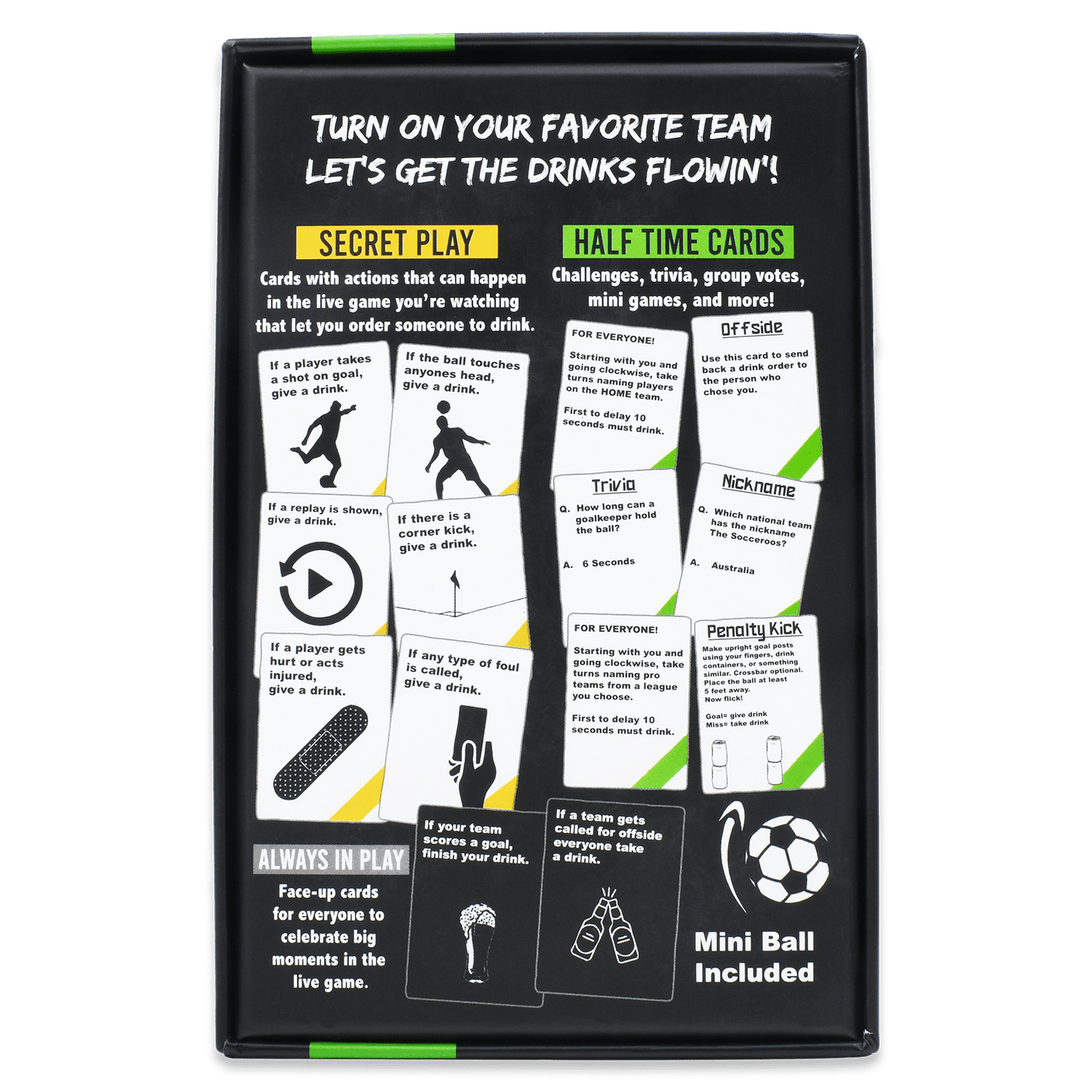 WATCH SOCCER, GET DRUNK - The Live Soccer Drinking Game