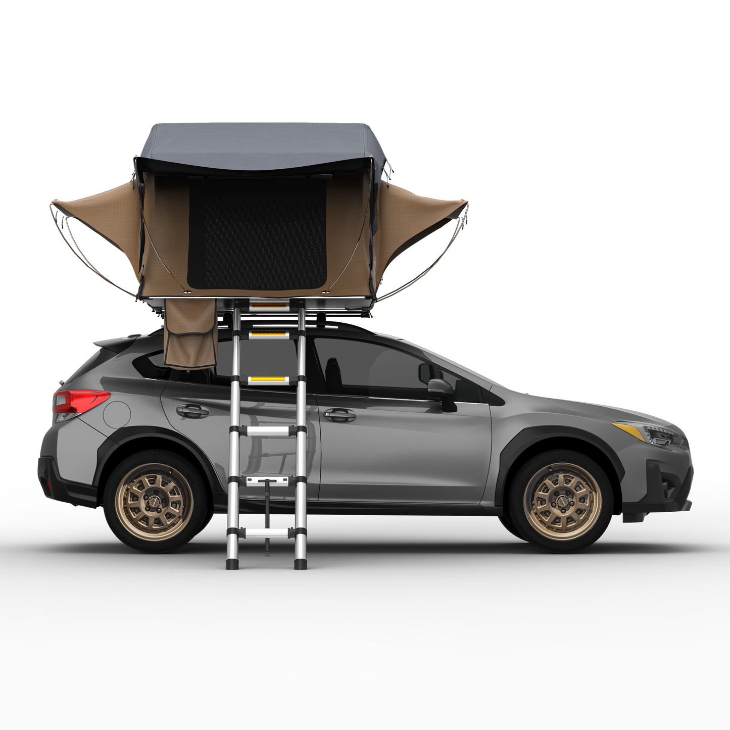 Trailhead Softshell Rooftop Tent – 2 Person – Tan – Lightweight Camping Setup