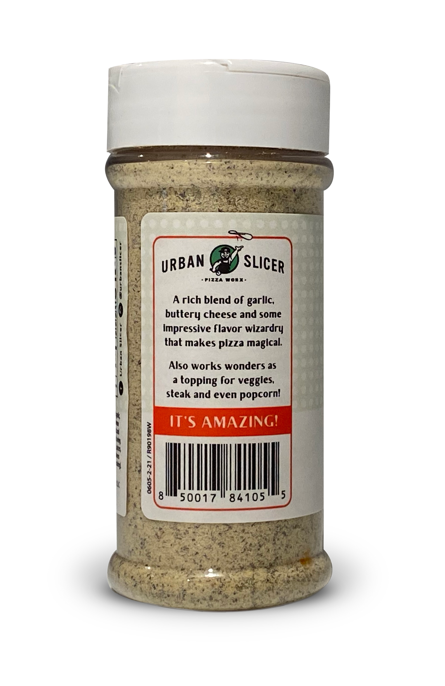 White Pizza Mojo garlic, buttery cheese flavor