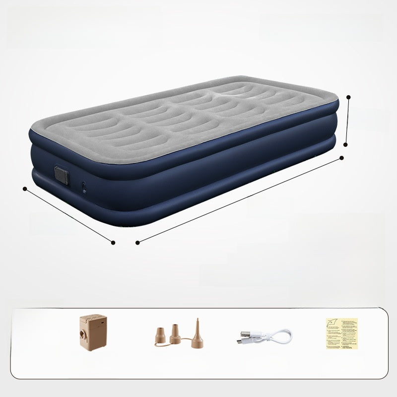 Inflatable Air Mattress with Built-in Pump