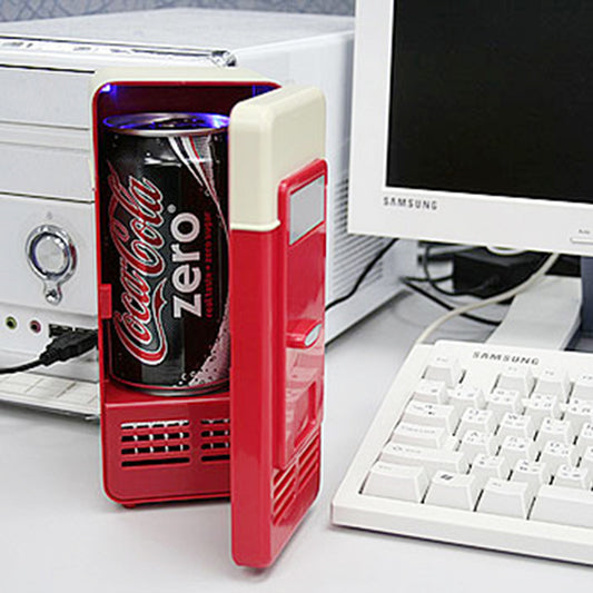 Mini inner-container hot or cold settings desktop small refrigerator
