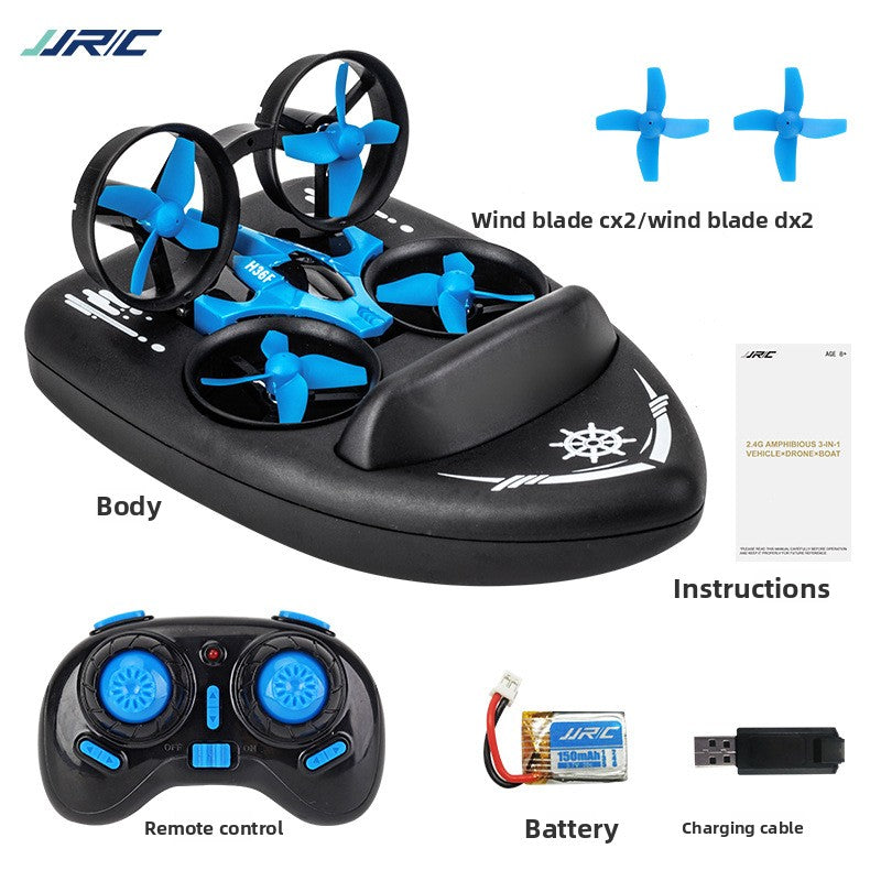 Remote Control Hovercraft and Drone for land, water and air