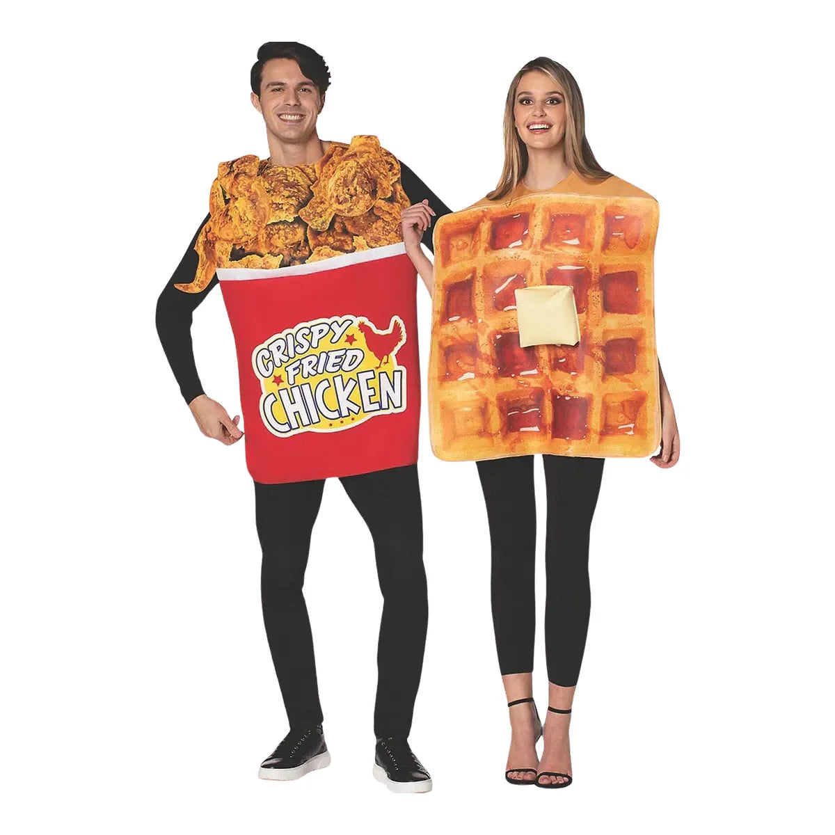 Chicken and Waffle Couple Costumes