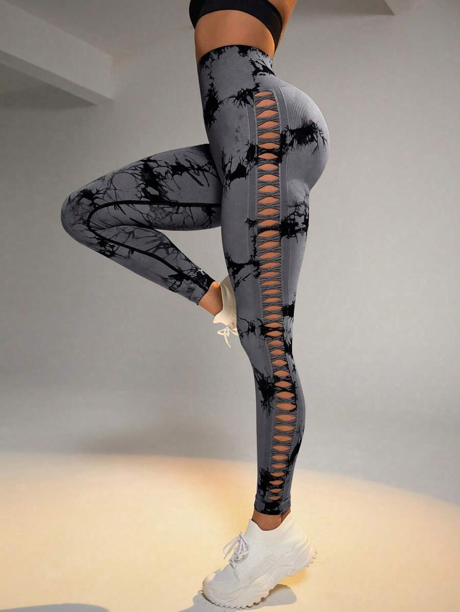 High Waist Yoga Leggings with Butt Lifting Design