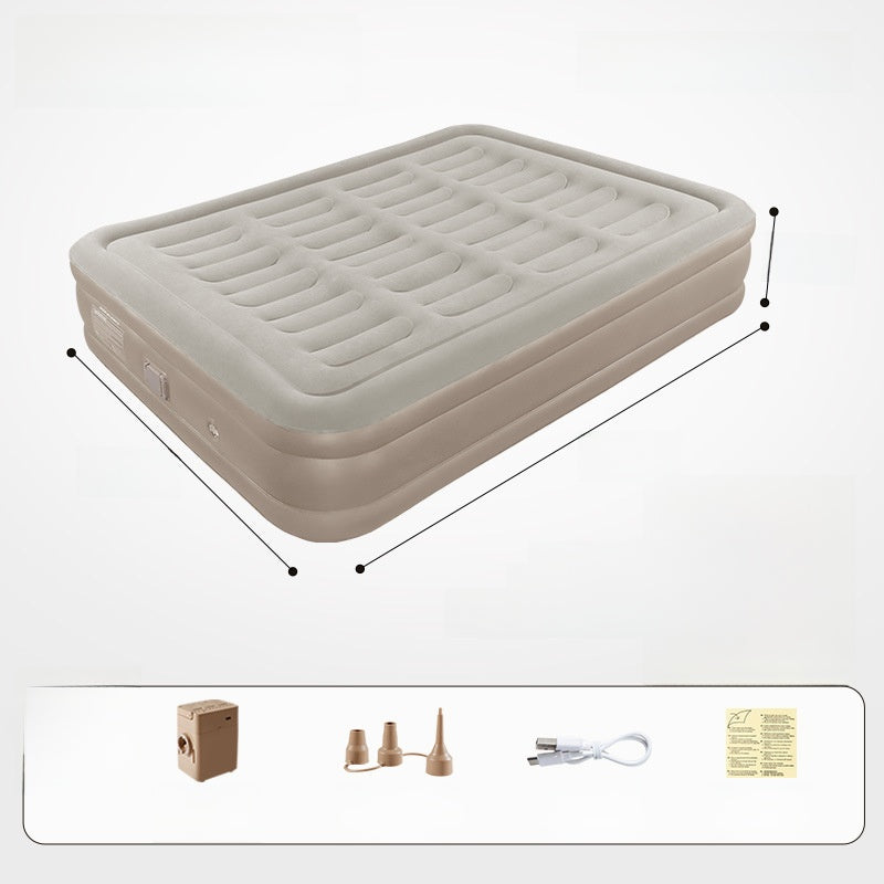 Inflatable Air Mattress with Built-in Pump