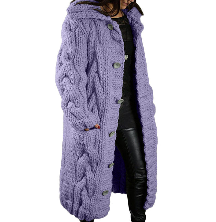 Multi-Color Cardigan, Large Size Sweater Jacket