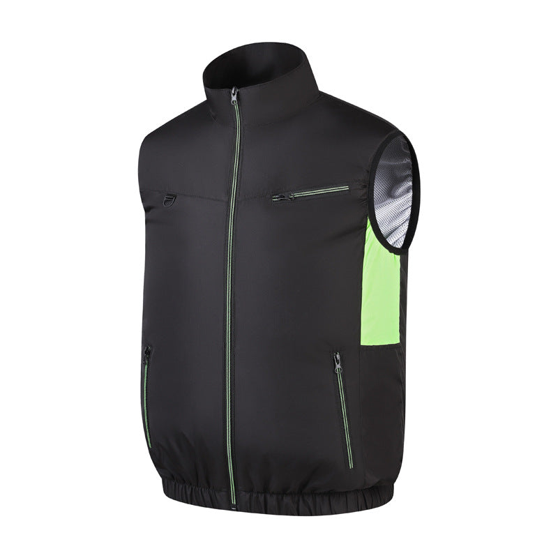 Fan-powered cooling vest