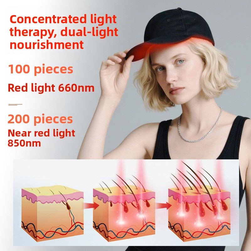 LED Red Light Hair Care Cap