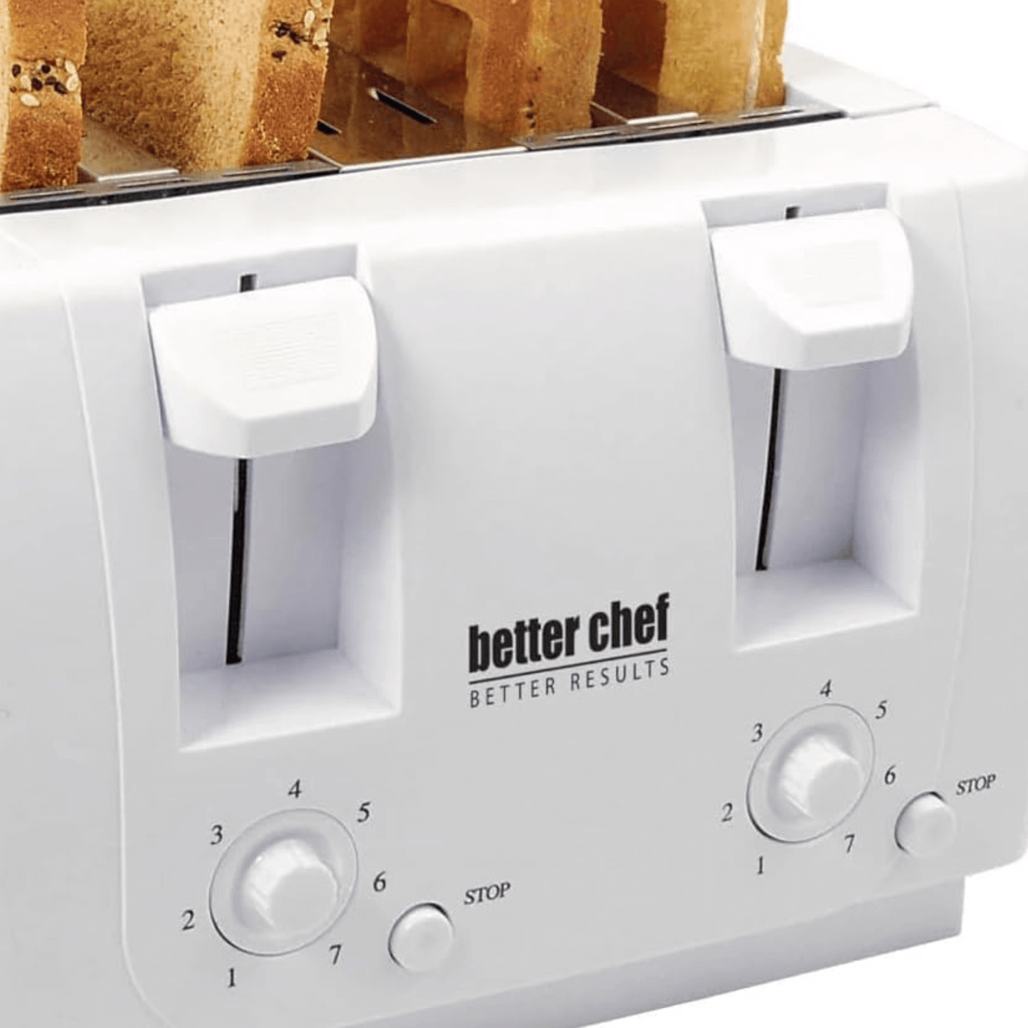 Wide Slot 4-Slice Dual Control Toaster