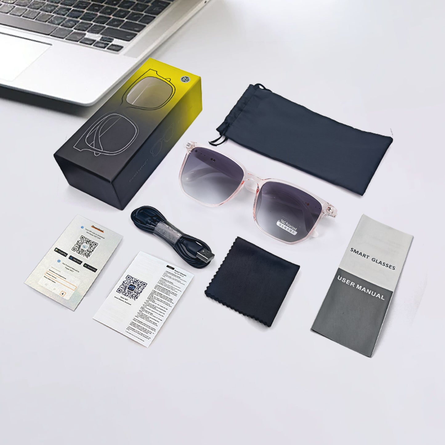 Bluetooth Smart Glasses with Interchangeable Lenses