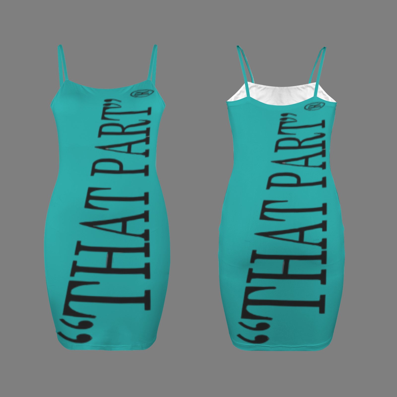 2 Side Teil Blue THAT Bodycon