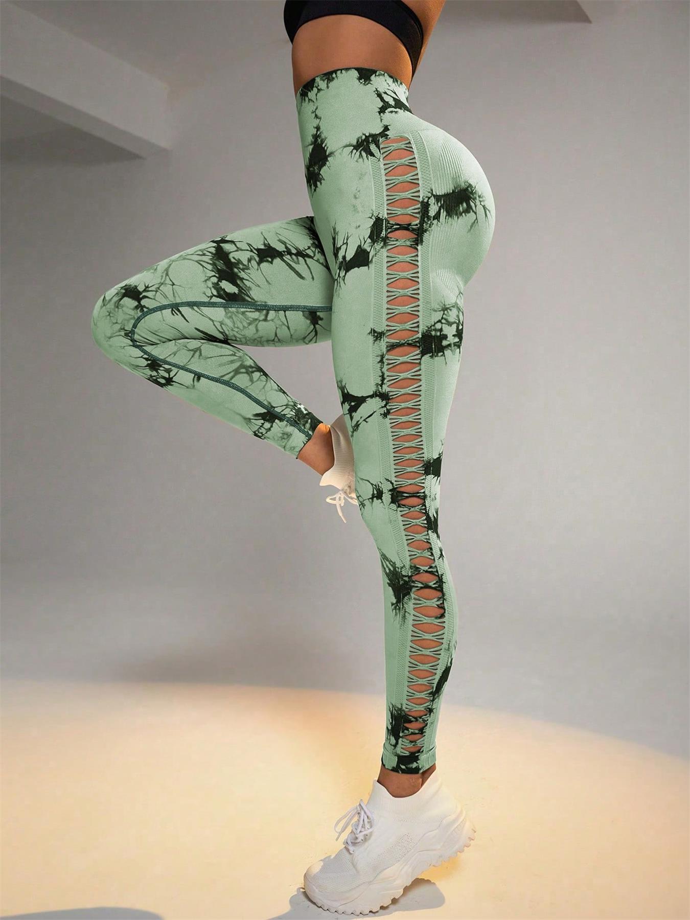 High Waist Yoga Leggings with Butt Lifting Design