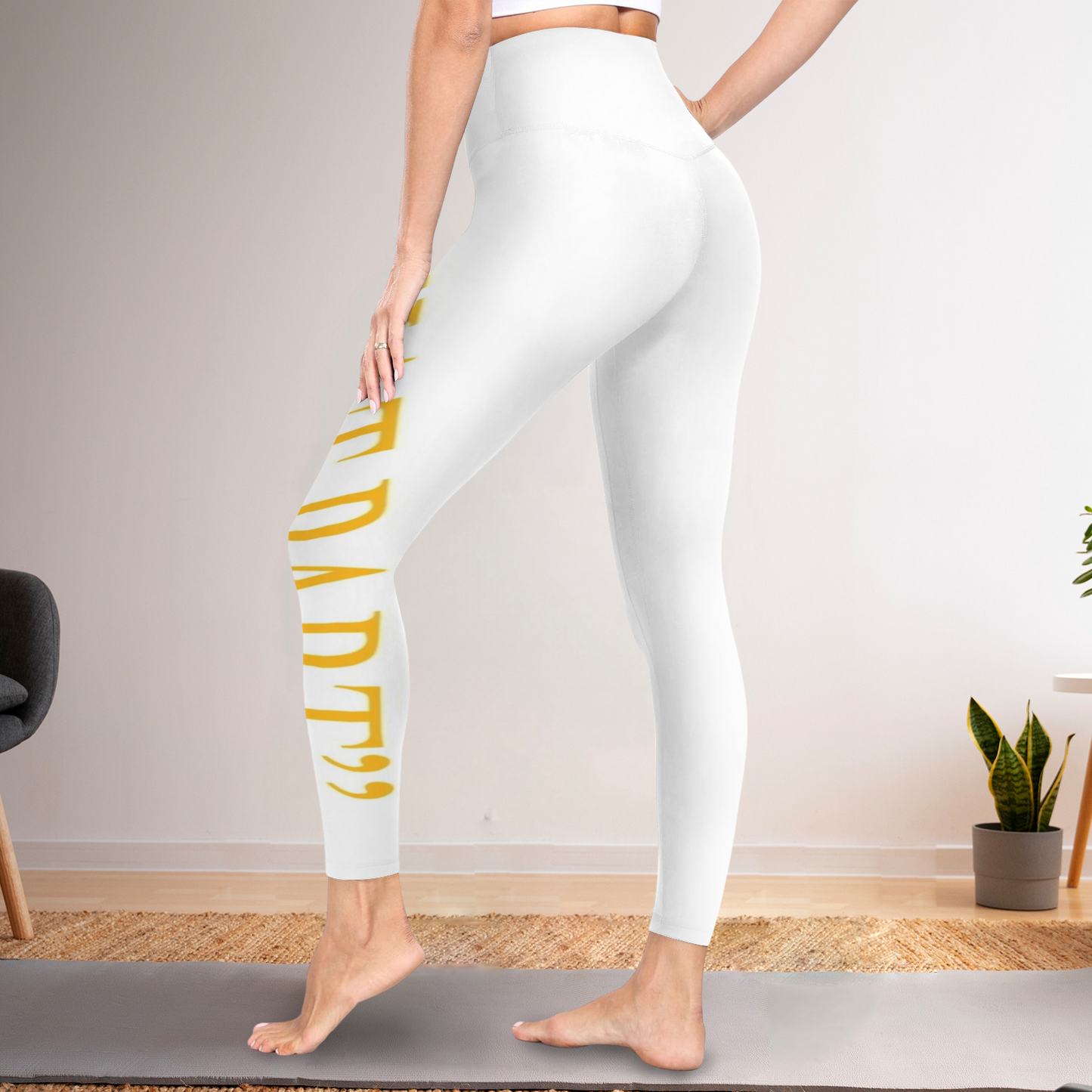 NEW!!! "THAT PART" branded (front left gold) High Waist Yoga Leggings