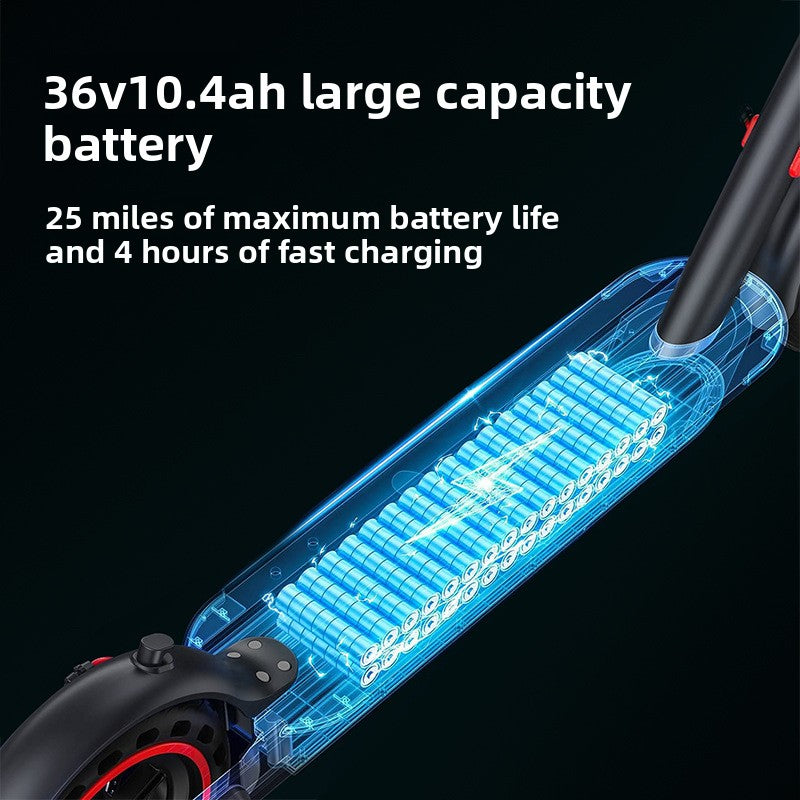 Foldable Electric Scooter 350W 36V with Honeycomb Tires