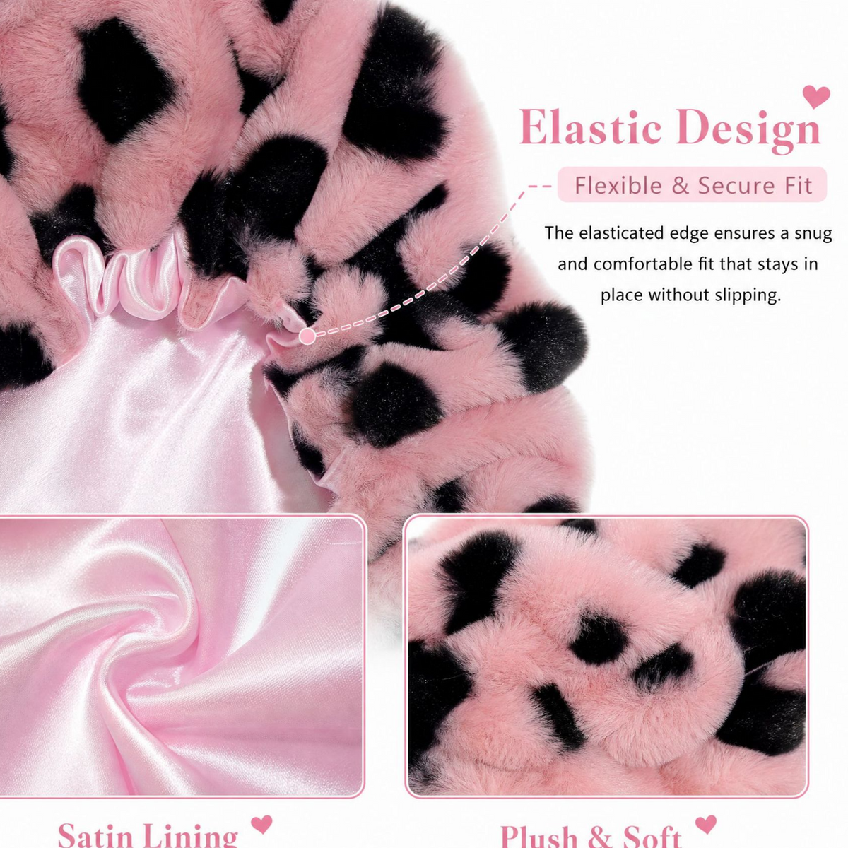 Plush sleeping cap