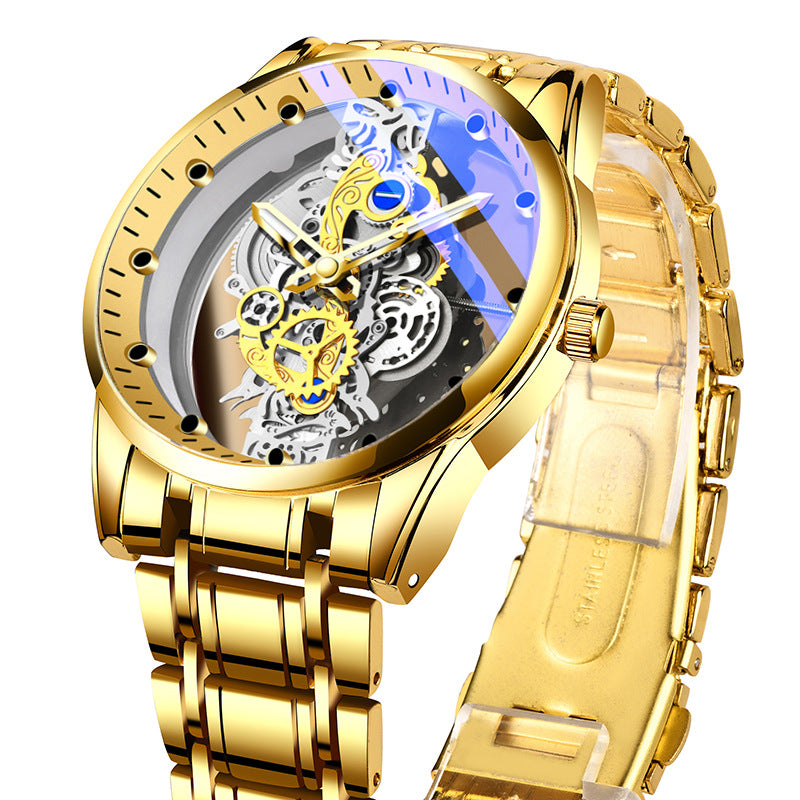 Transparent Stainless Steel Watch