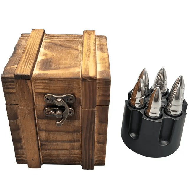 Bullet Whiskey Ice Cube Chilling Gift Set
