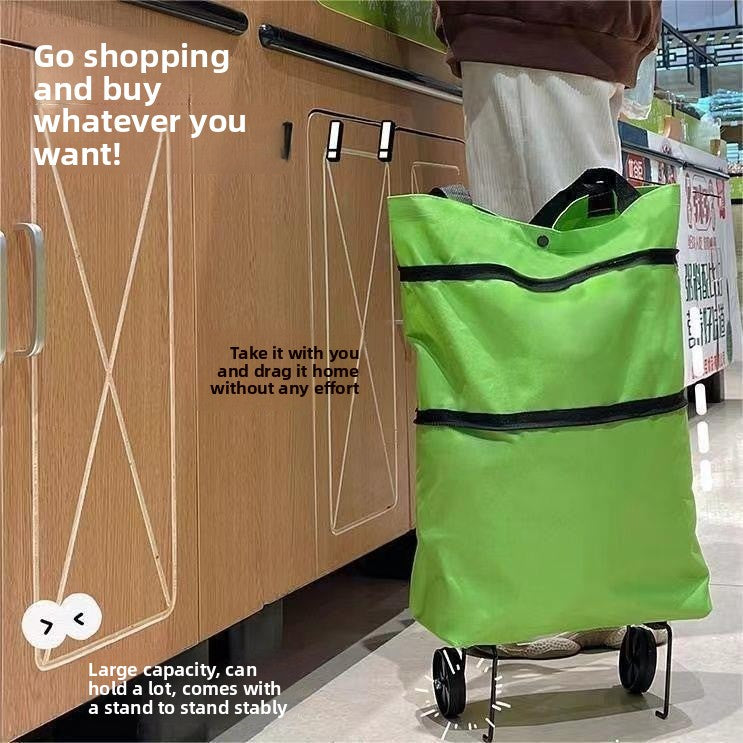 Foldable Carry Cart and backpackable design