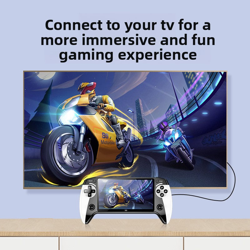 X9 Handheld Game Console 5.5 Inch Retro Arcade Emulators