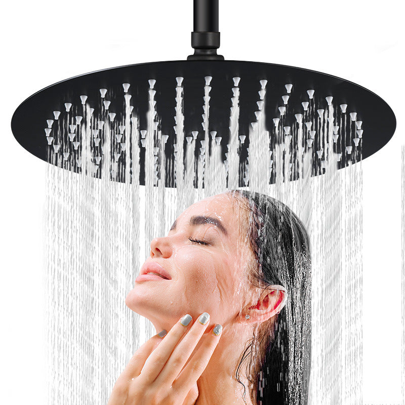 Matte Black Stainless Steel Shower Head