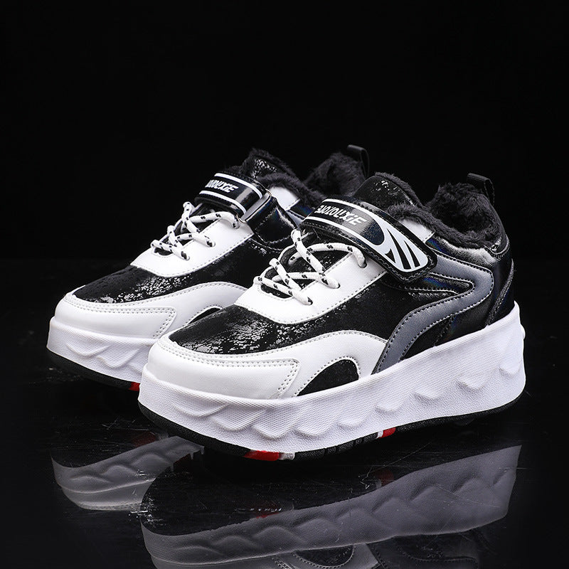 LED Flash Rolling Shoes