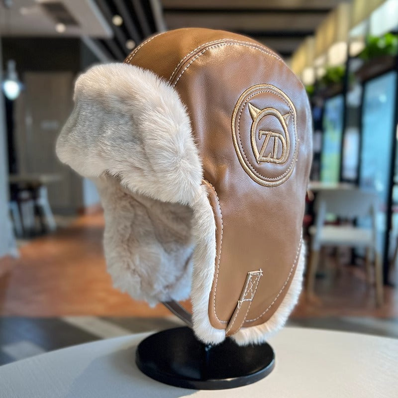 Wool Blend Hoodie Hat