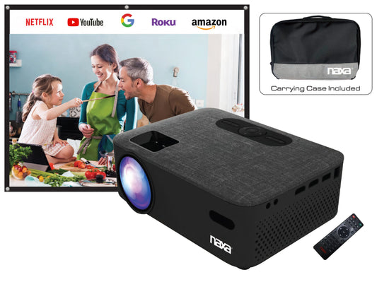 Naxa 150” Home Theater LCD Projector Combo (NVP-2001C)
