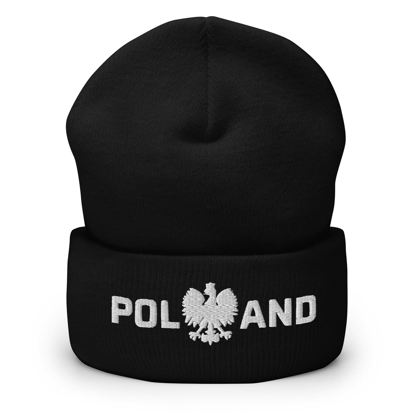Poland With Polish Eagle Cuffed Skullie Hat