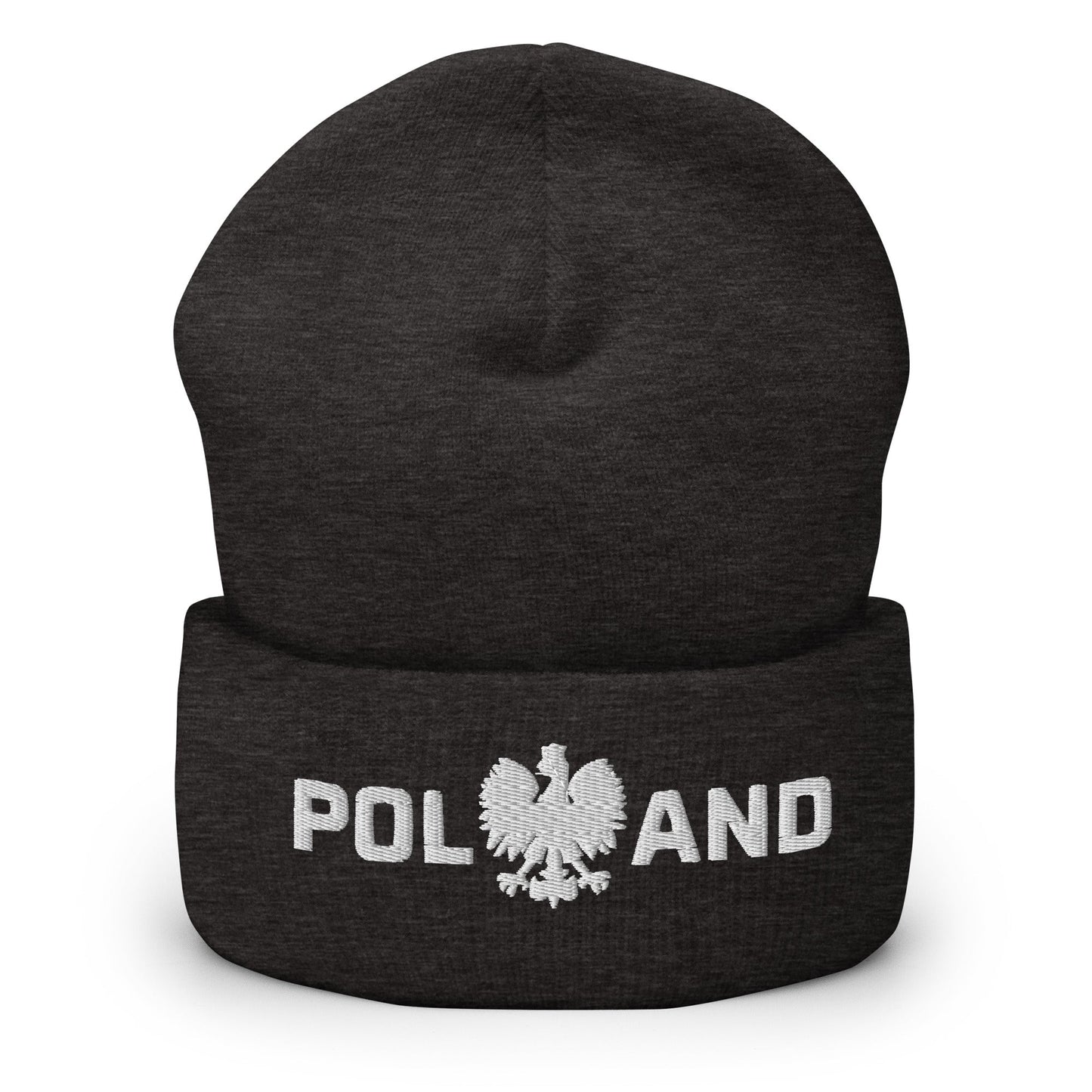 Poland With Polish Eagle Cuffed Skullie Hat