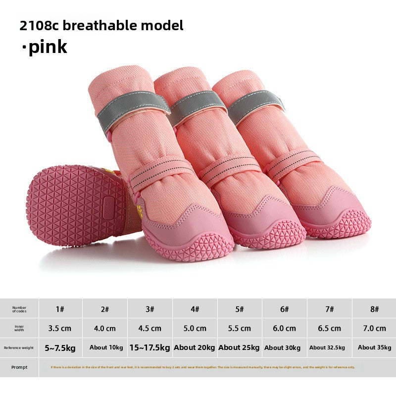 Reflective Waterproof Dog Shoes