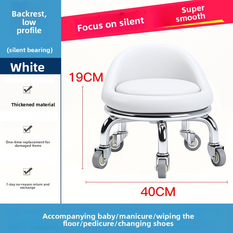 Rolling Round Stool