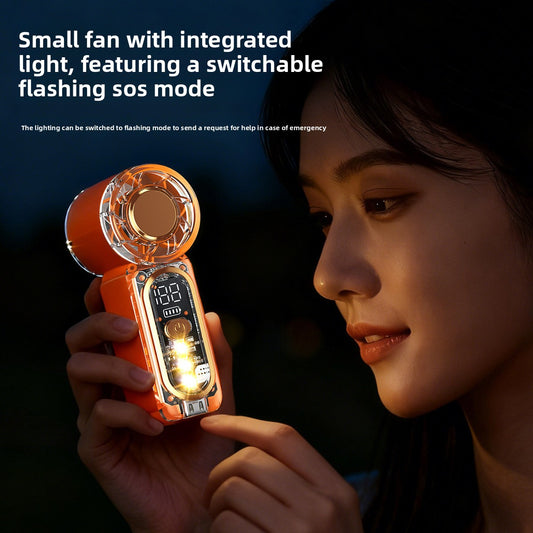 Portable USB Handheld Fan with Light