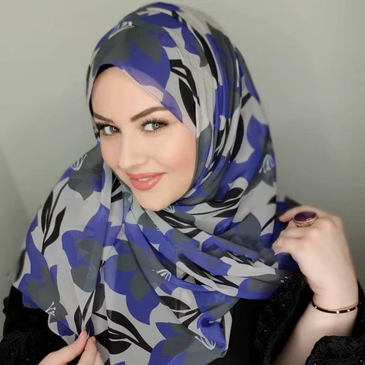 Bubble Chiffon Muslim Hijab Scarf – Elegant, Lightweight & Versatile