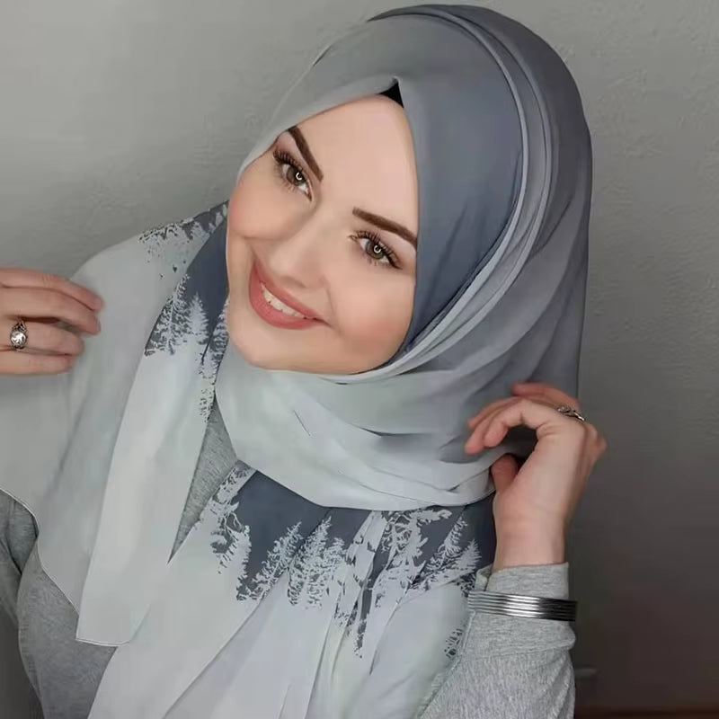 Bubble Chiffon Muslim Hijab Scarf – Elegant, Lightweight & Versatile