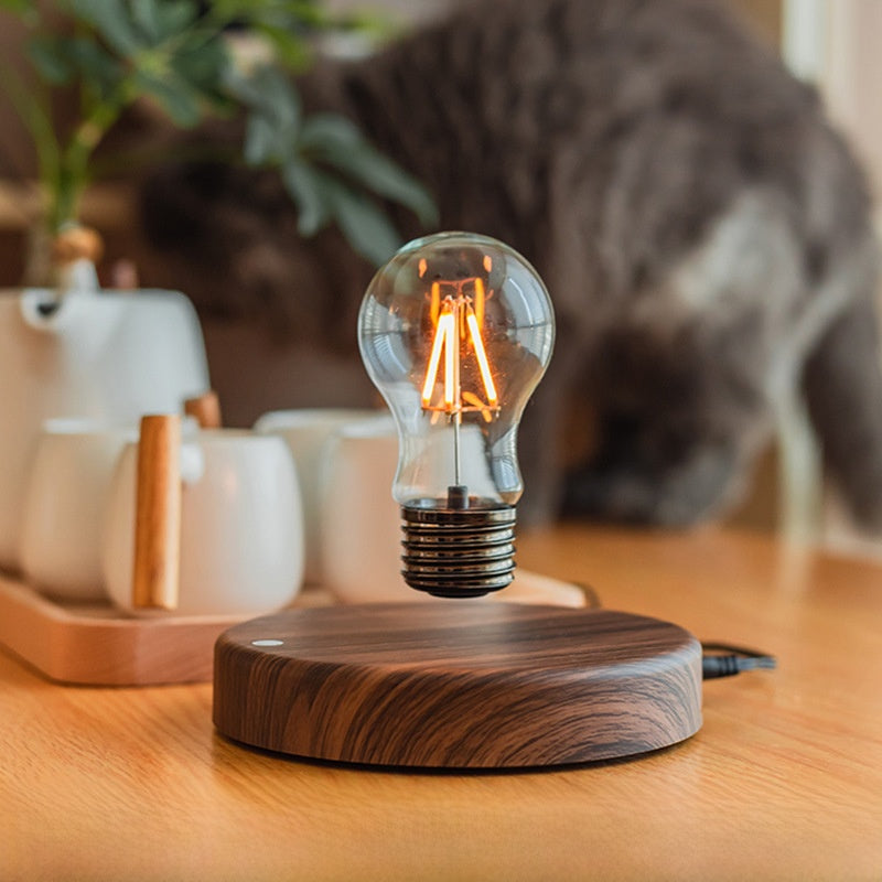 magnetic floating light bulb