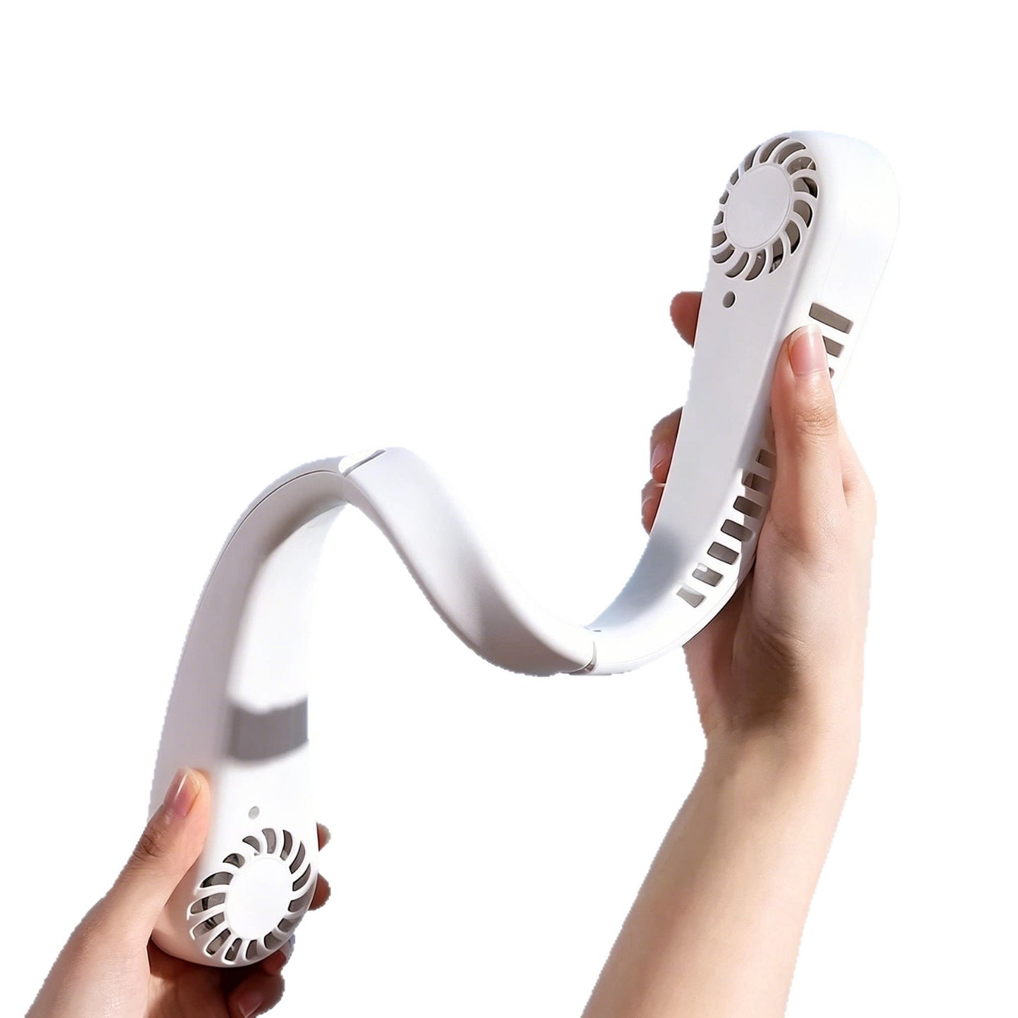 Twisting Neck-mounted fan