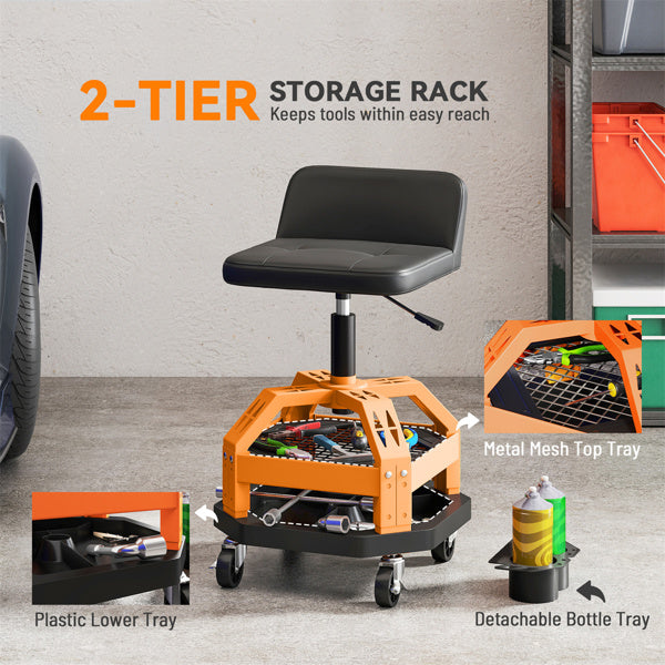 Rolling Creeper Garage Stool