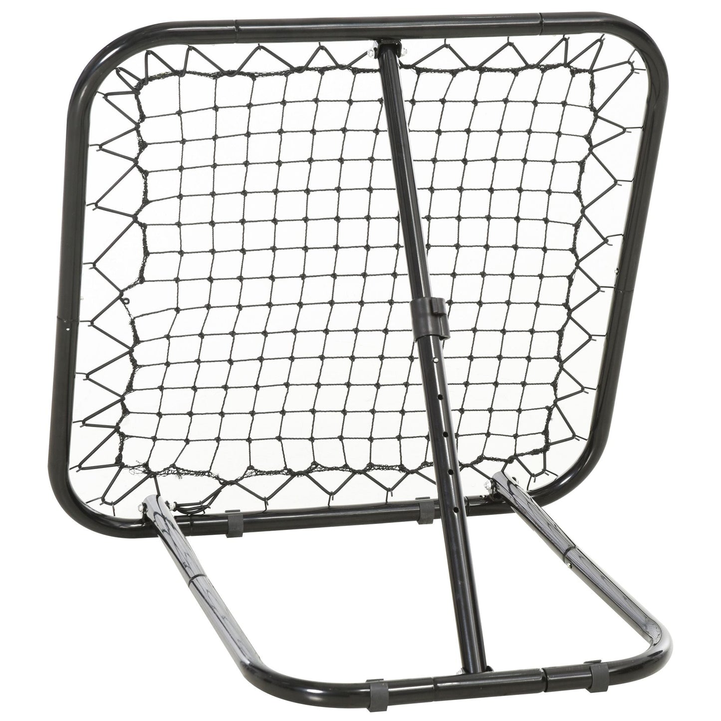 Soozier Adjustable Soccer Rebounder Portable Training Goal for Football Baseball Basketball Black